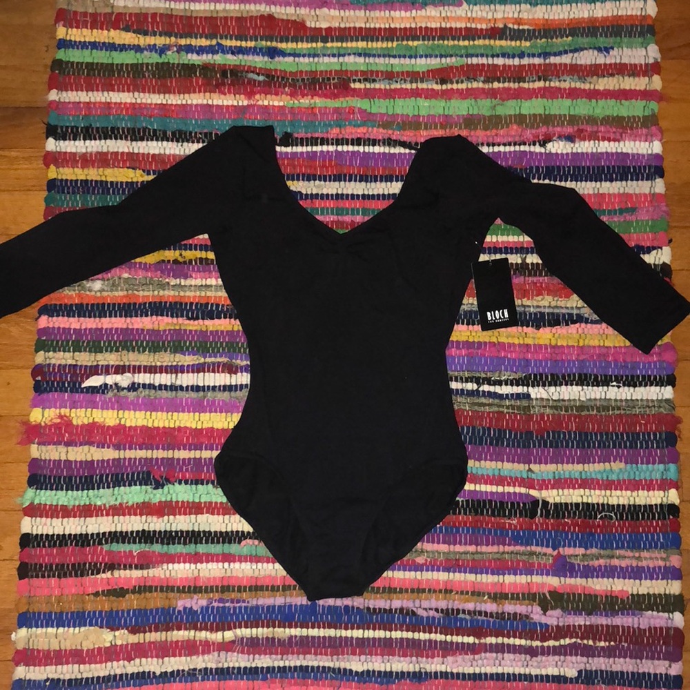 Black leotard. Bloch. Medium.